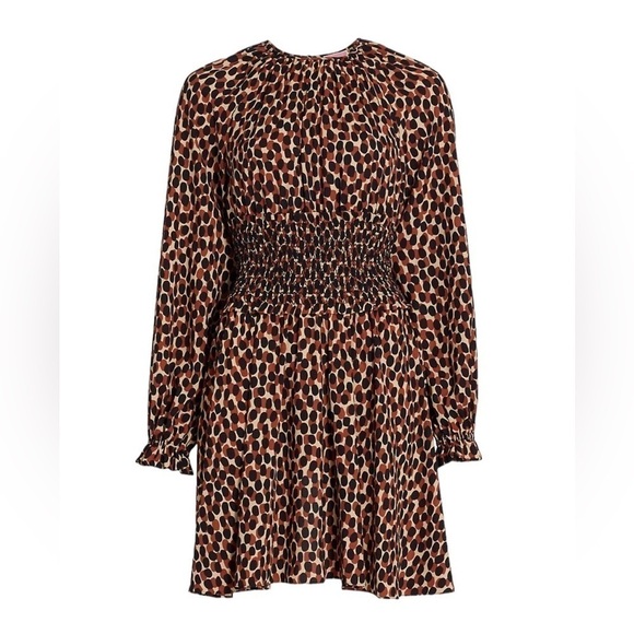 NWT KATE SPADE Dotty Leopard Spin Dress Size 2 - Picture 1 of 16